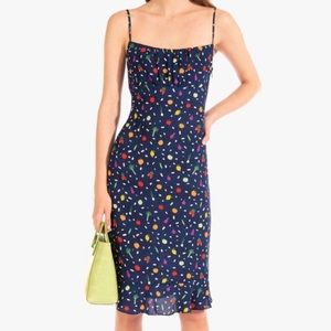 STAUD Bellini Print Dress